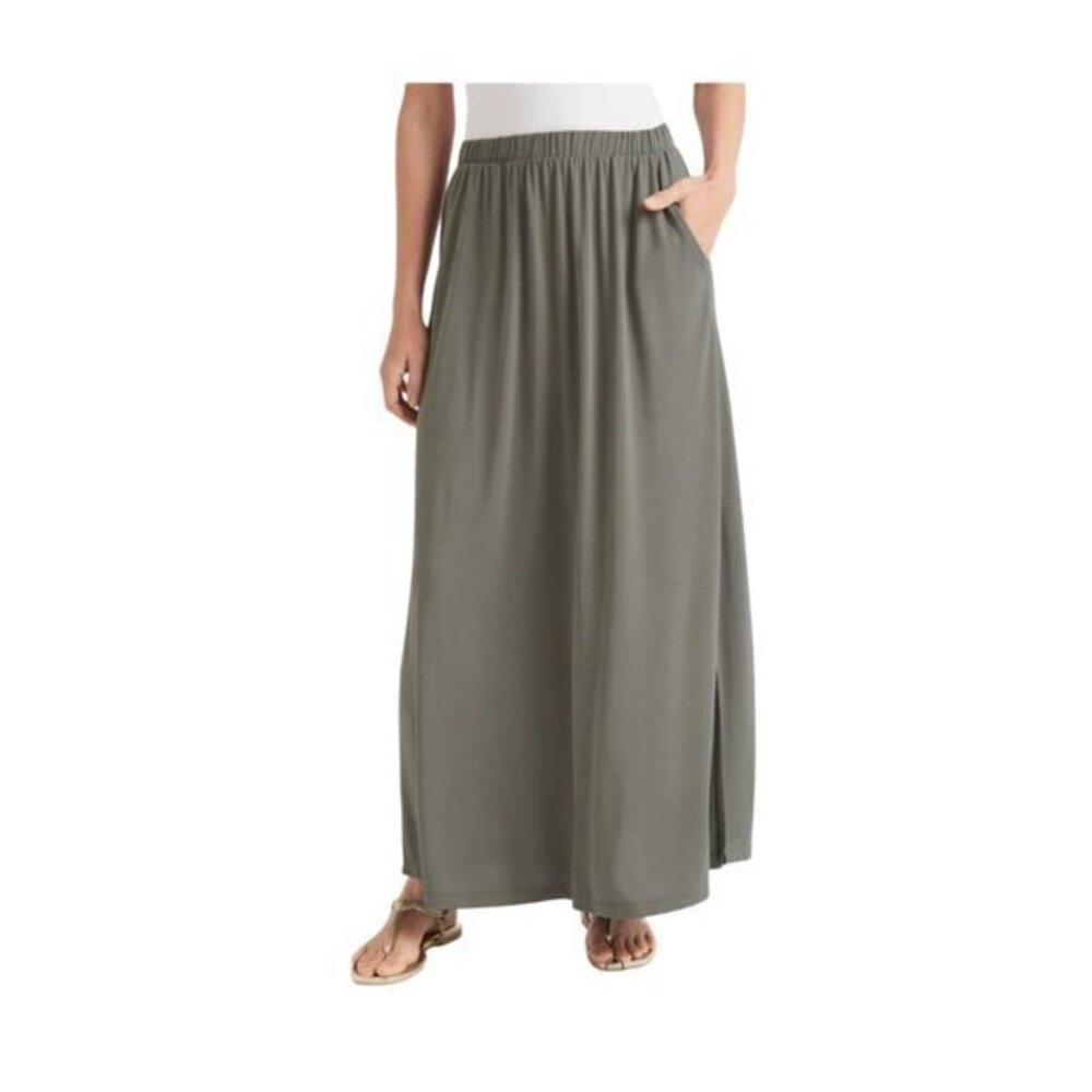 Arlo Sandwash Jersey Maxi Skirt Splendid Collection XL MSRP $138